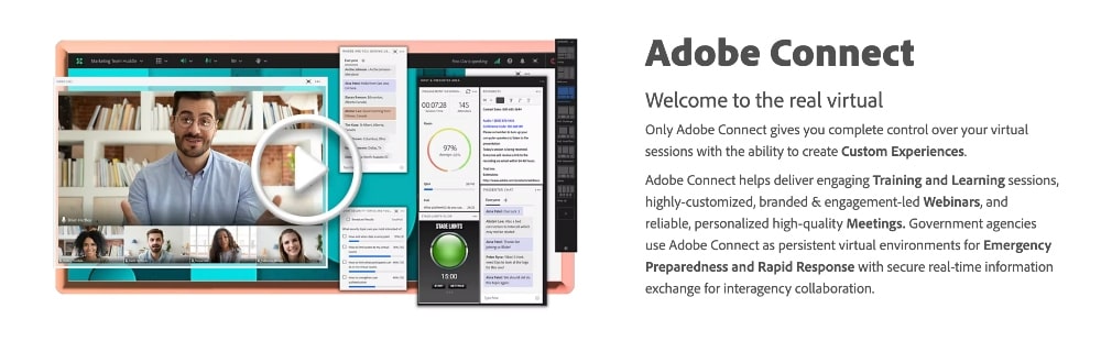 adobe connect 网络研讨会软件