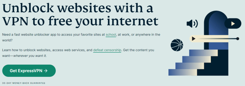 La VPN più votata di expressvpn per aggirare i blocchi geografici