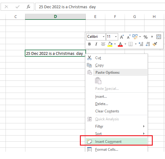 commentoexcel
