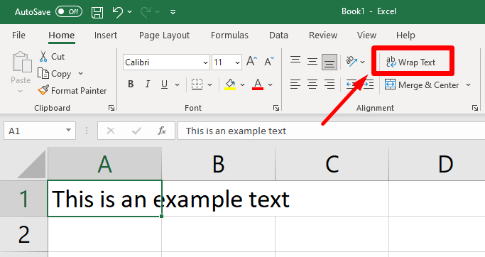 testo excel