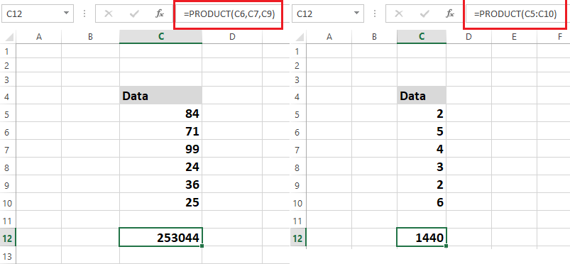 かけ算excel3