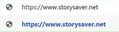 Посетите сайт storysaver.net, чтобы загрузить историю из Instagram