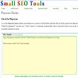 smallseotools: una colección de herramientas de SEO que incluye un verificador de plagio smallseotools-plagiarism-checker-250x250