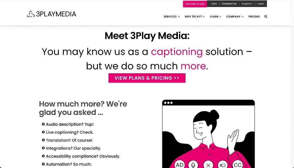 3playmedia услуги расшифровки и субтитров