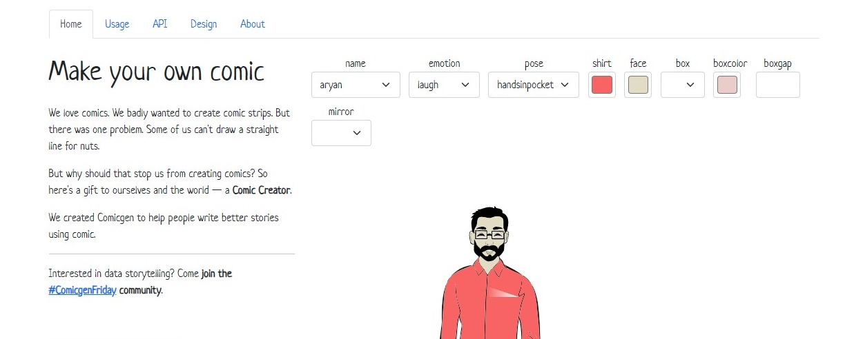 Gramener-Comic-Strip-Tool