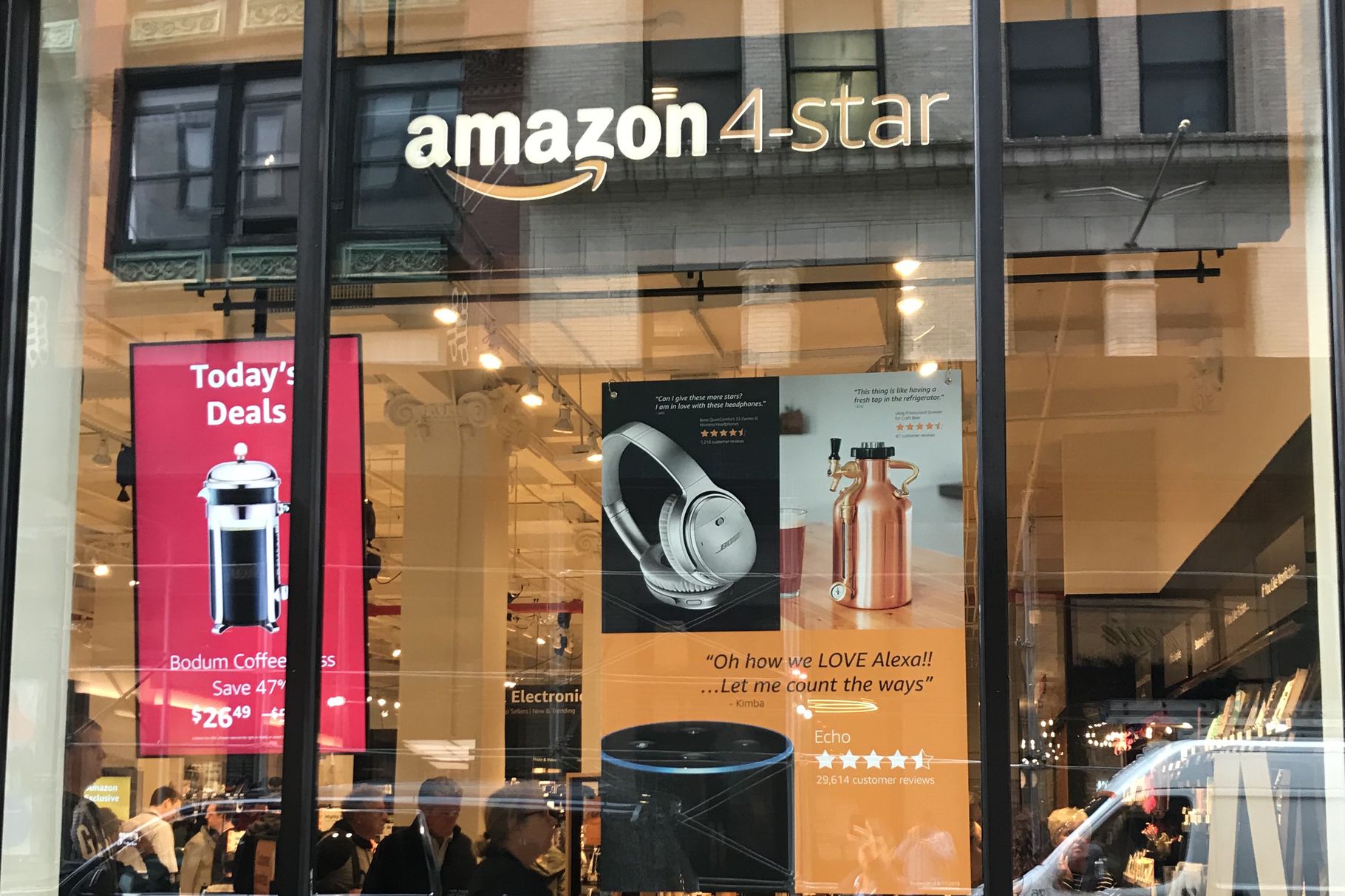 loja amazon 4 estrelas
