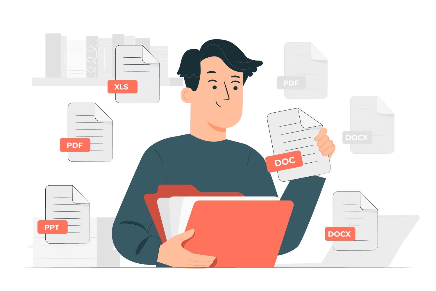 procesamiento manual de documentos