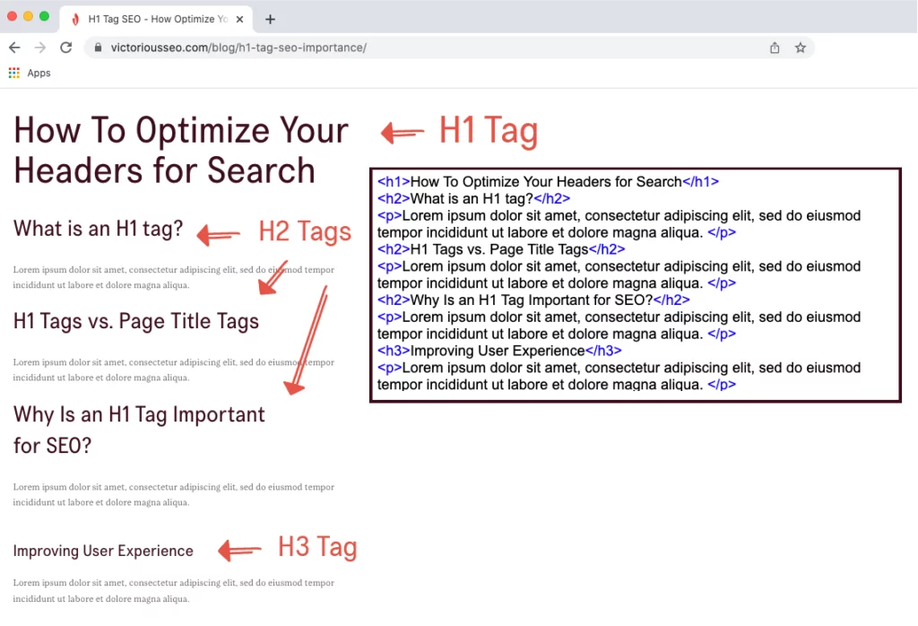 site optimizasyonunda h1 etiketleri