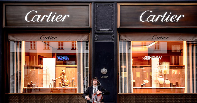 Marca de luxo Cartier The words used by Cartier in its website and e-commerce