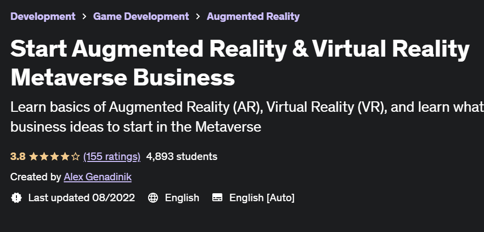 Metaverse-Jobs: Augmented Reality