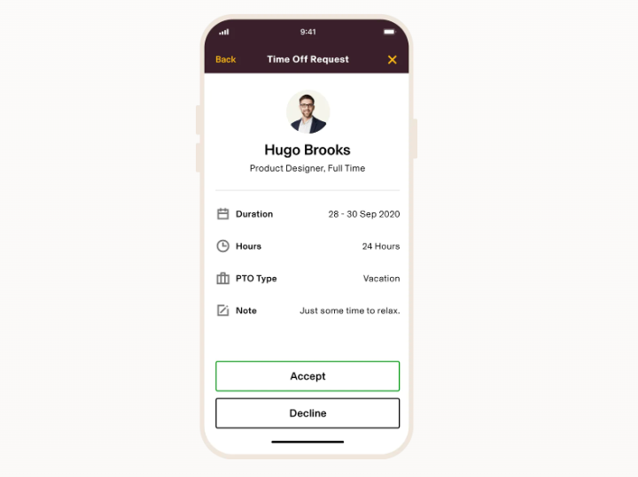 Riak aplikasi seluler Payroll