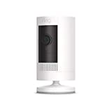 Kamera keamanan Ring Stick Up Cam Battery HD dengan kontrol privasi khusus, Pengaturan sederhana, Bekerja dengan Alexa - Putih