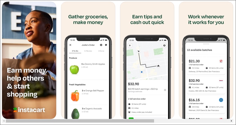 application d'achat instacart