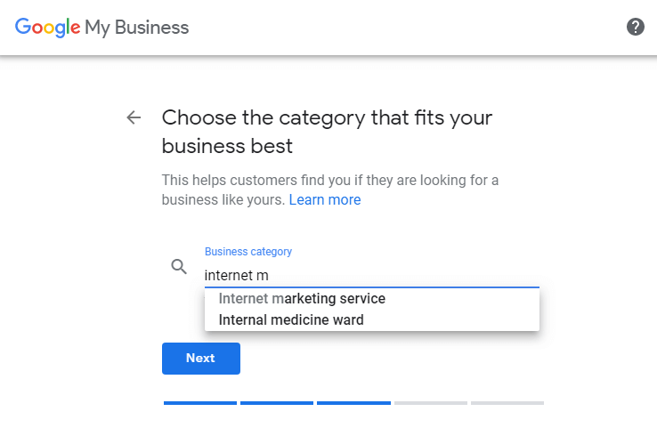 如何在 2022 年在“Google 我的商家”上創建在線商家? 7 choose your category