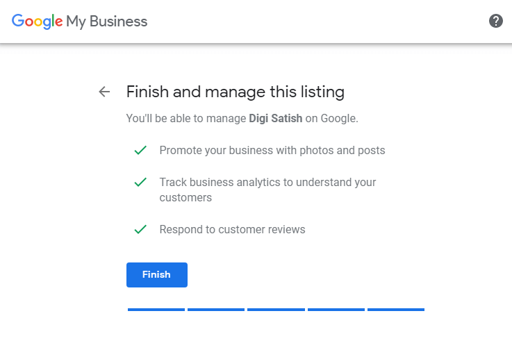 如何在 2022 年在“Google 我的商家”上創建在線商家? 9 finish and manage this listing