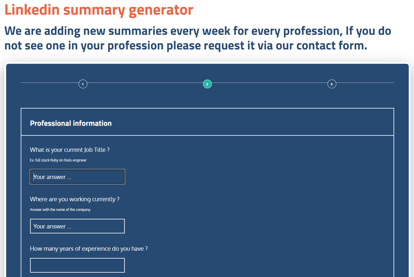Golden Layouts LinkedIn 摘要工具