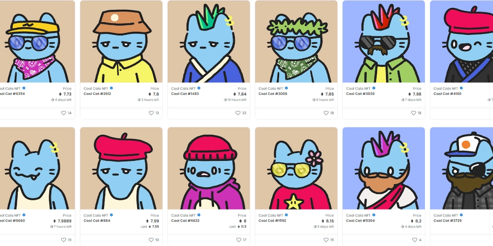 Proiectul CoolCats PFP NFT