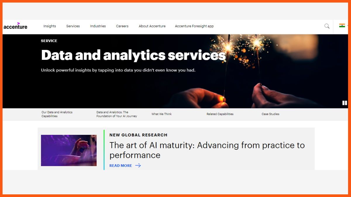 Accenture Analytics - Perusahaan Analitik Teratas di India