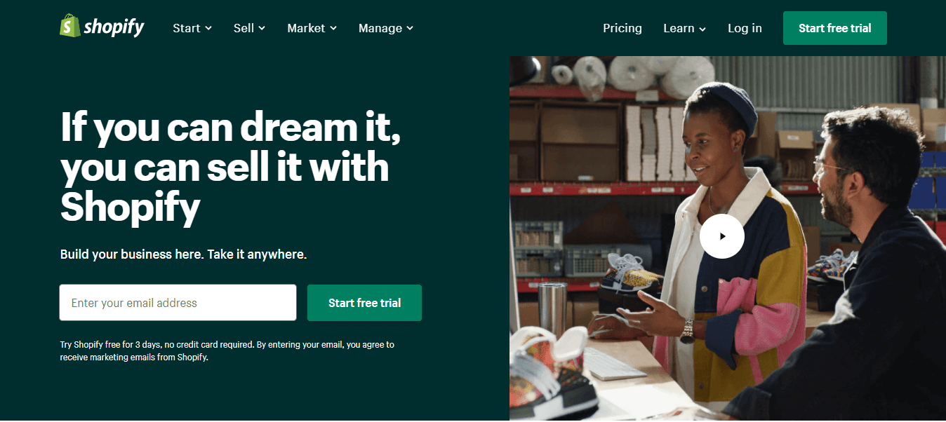 Shopify dla sprzedawców internetowych