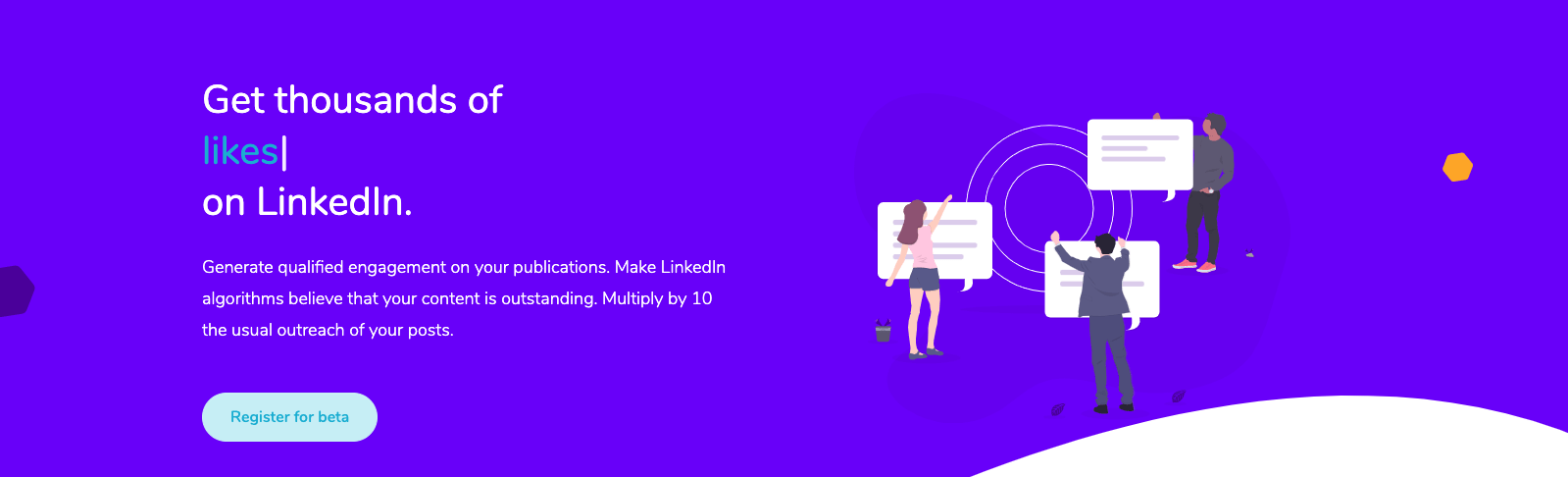 obter visualizações e curtidas no LinkedIn