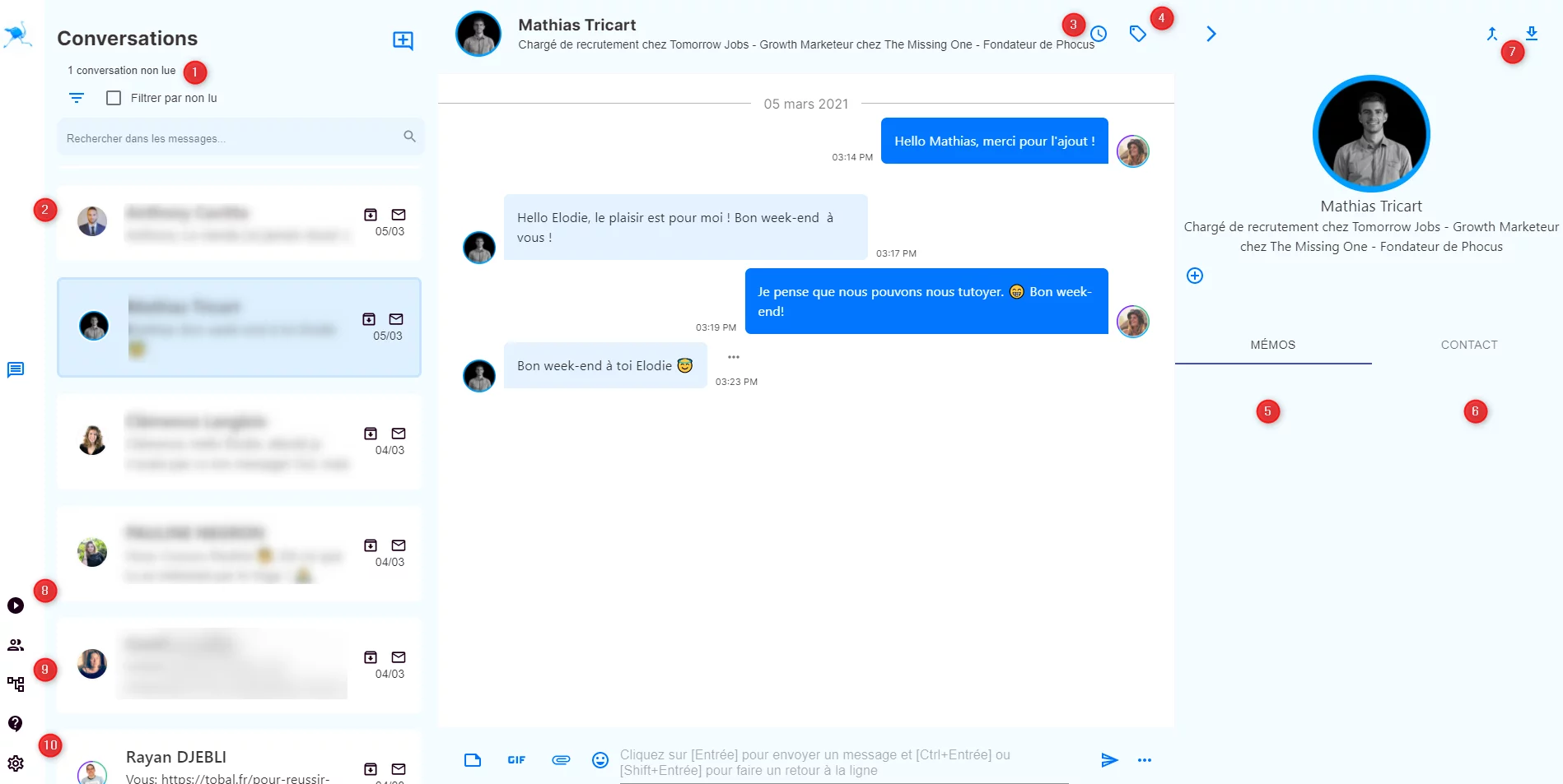 mesaje linkedin inbox waalaxy