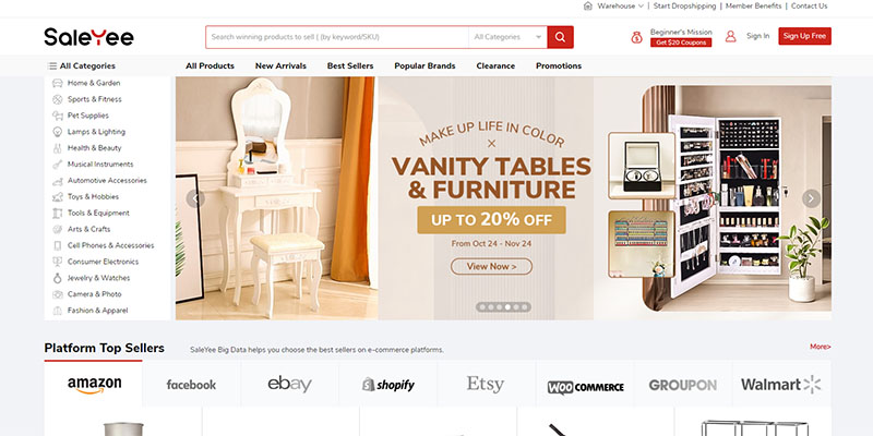 Saleyee-Homepage