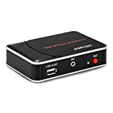 Karta przechwytywania wideo 1080P HDMI Rejestrator gier HD Kompatybilny z przełącznikiem Xbox One/360/PS4/Wii U/Nintendo i wejściem mikrofonowym do komentowania, bez potrzeby komputera