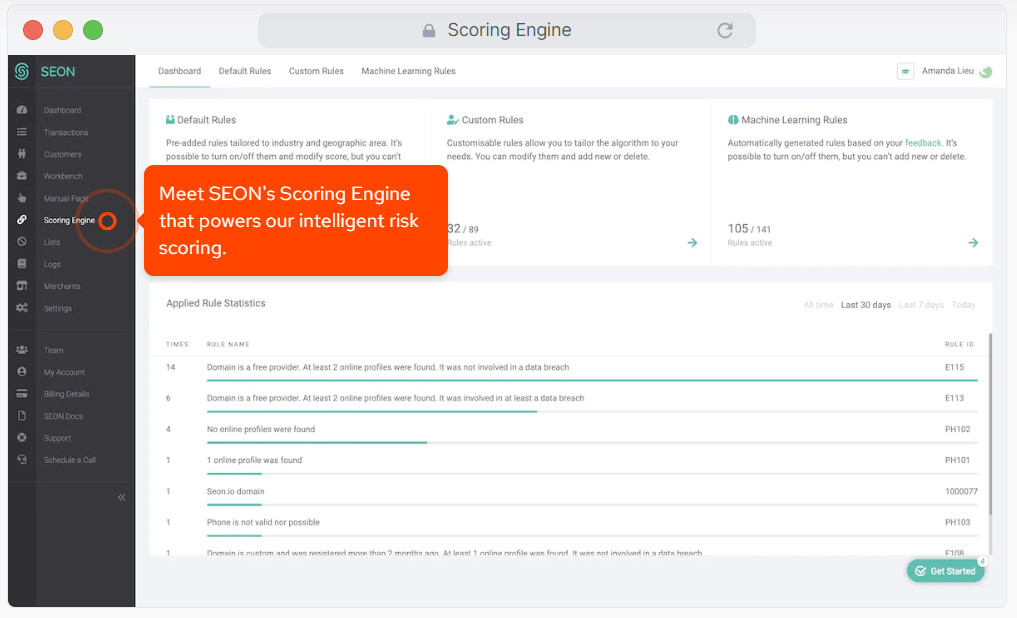 SEONs Scoring-Engine