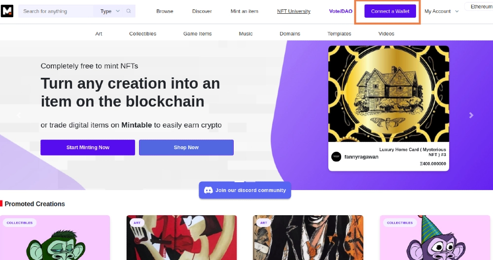 nft marketplace coniabile