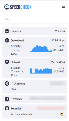 最高のインターネット速度テスト サイトについては、Speedcheck.org の Web サイトにアクセスしてください。