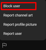 Чтобы заблокировать канал на YouTube Заблокируйте канал YouTube вручную