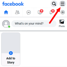 Vá para a configuração do Facebook para desconectar o Facebook do Instagram