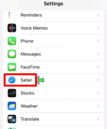 Cerca l'app del browser per cambiare il browser predefinito su iPhone