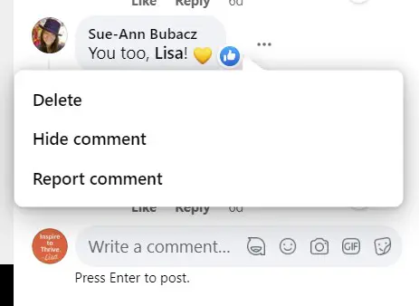 Facebook yorumu nasıl gizlenir?