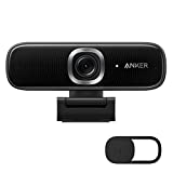 Anker PowerConf C300 智能全高清网络摄像头、人工智能取景和自动对焦、带降噪麦克风的 1080p 网络摄像头、可调 FoV、HDR、60 FPS、低光校正、变焦认证