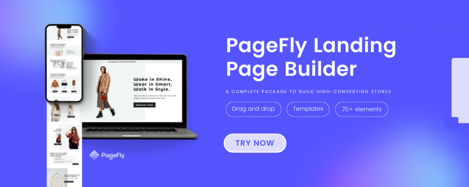 Générateur de pages de destination PageFly PageFly Landing Page Builder - BFCM Shopify app deal