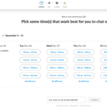 Meeting Scheduler Experience