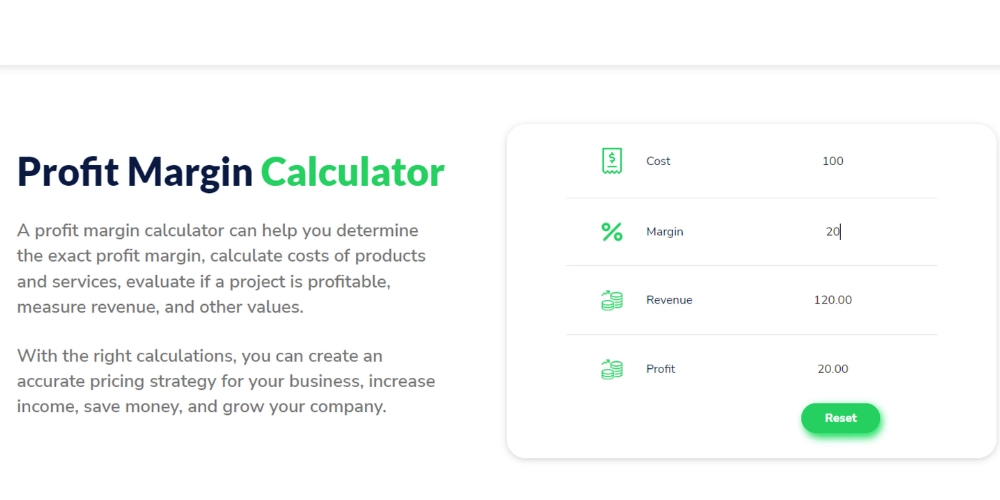 Calculatorul de profit al TimeCamp