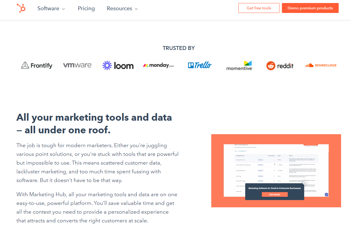 Hubspot pour l'電子郵件自動化
