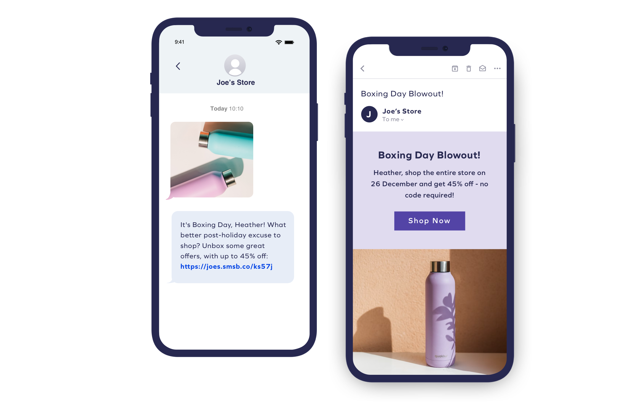 SMS pazarlama şablonu