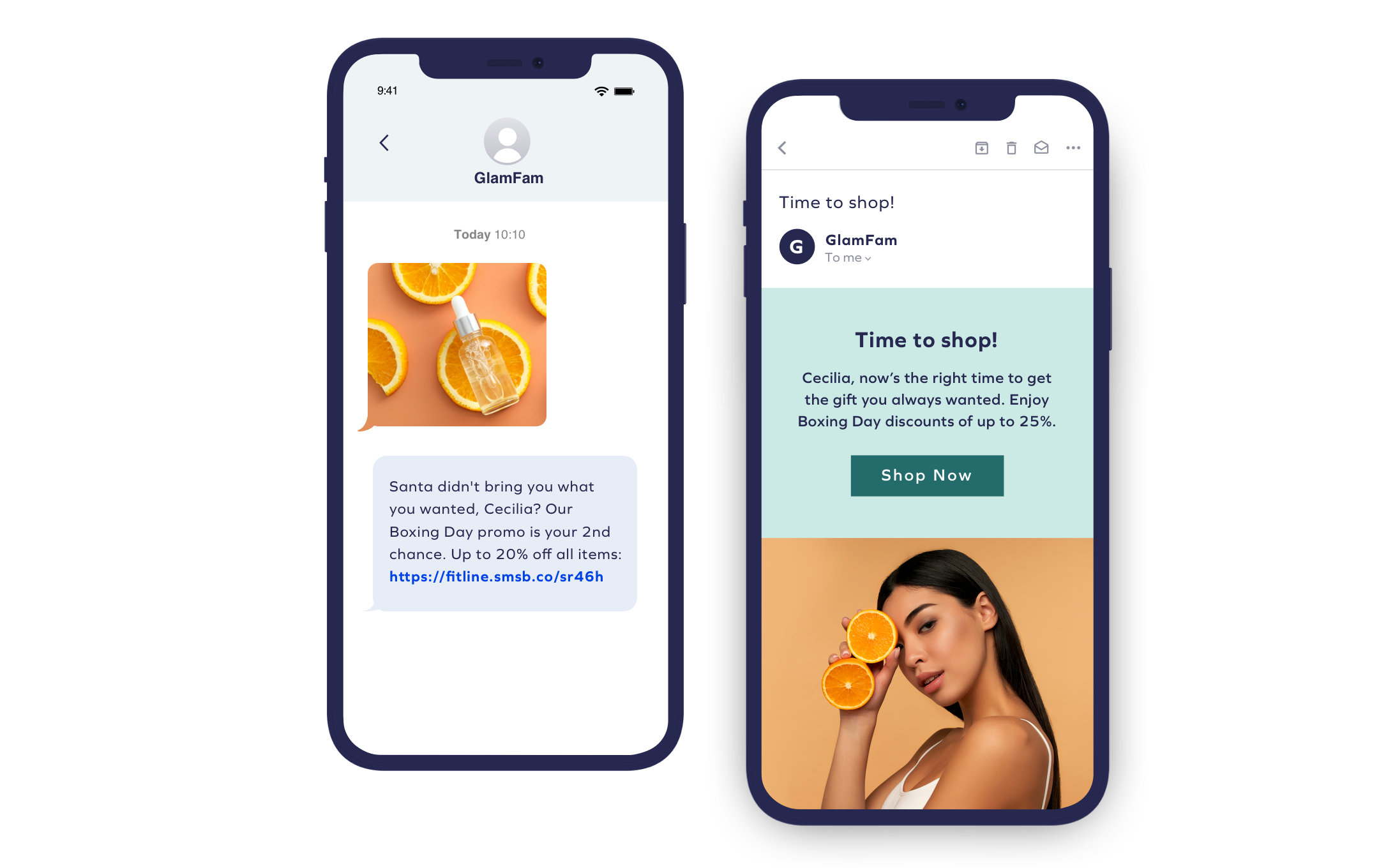 SMS pazarlama şablonu