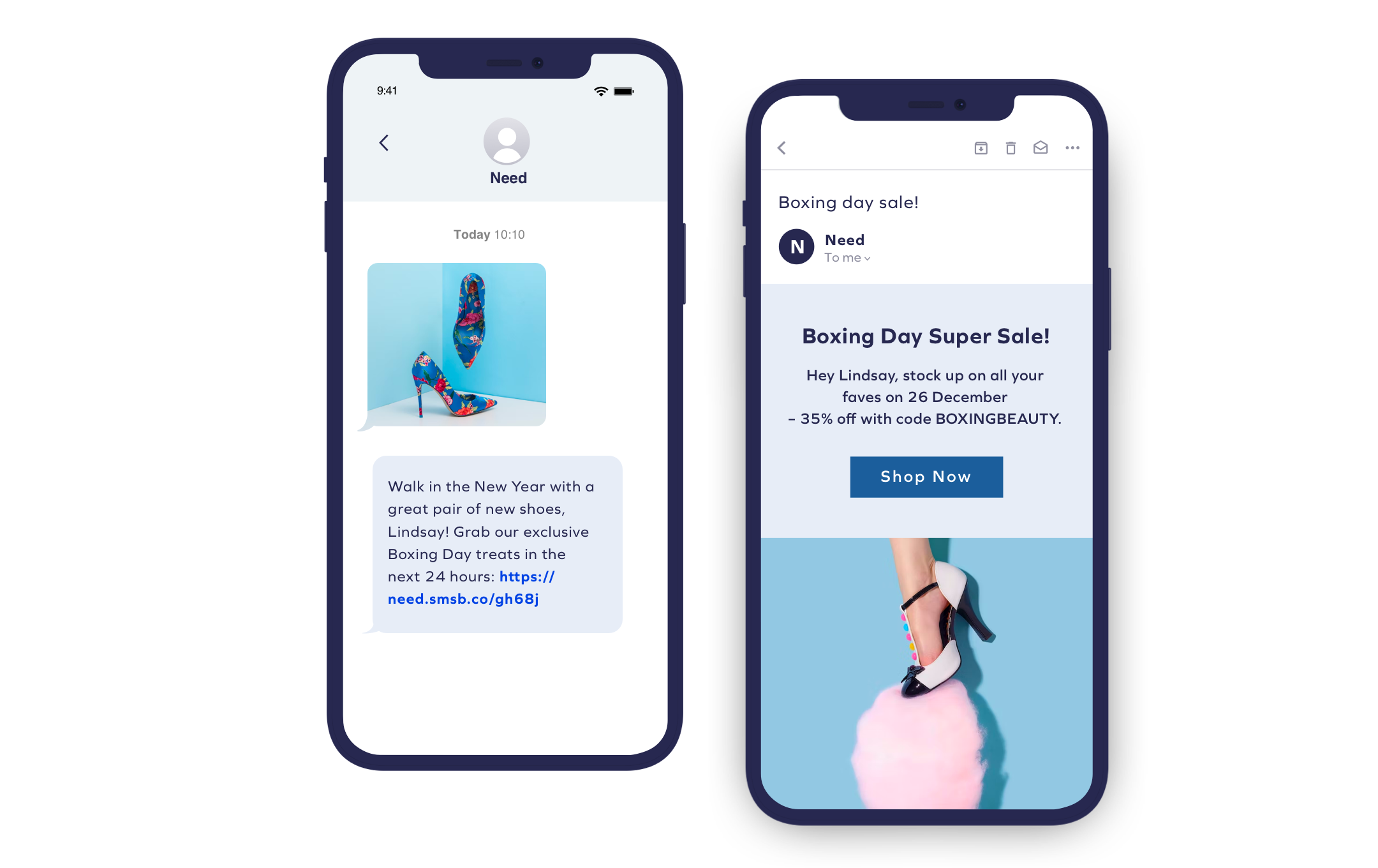 SMS pazarlama şablonu