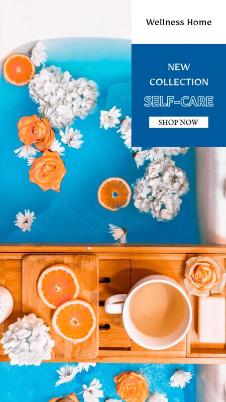Generatore di storie di Instagram per una raccolta di prodotti per la cura personale 3567b El1