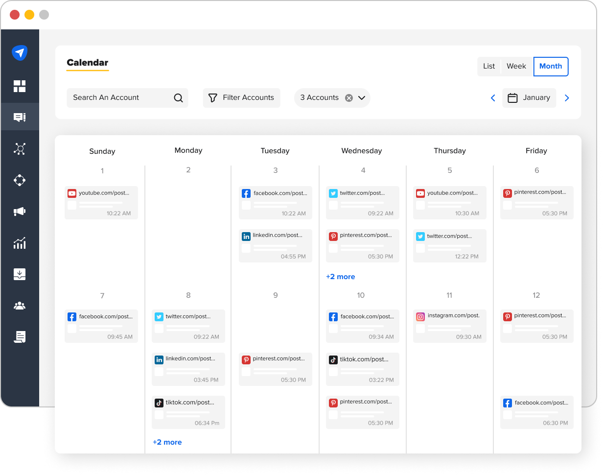 جدولة وسائل التواصل الاجتماعي Social media scheduling