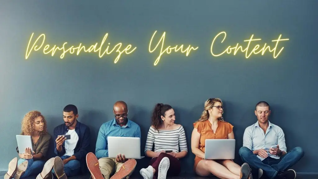 personalizar marketing de conteúdo