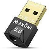 PC 5.0 用 Maxuni USB Bluetooth アダプター、Bluetooth ドングル 5.0 アダプター、USB Bluetooth ドングル 5.0