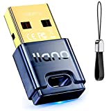 PC 5.1 用 llano USB Bluetooth アダプター [Windows 11/10/8.1 ドライバー不要] Bluetooth ドングル レシーバー コンピューター/デスクトップ/ラップトップ/キーボード/マウス/スピーカー/プリンター/ゲーム コントローラー用 プラグ アンド プレイ