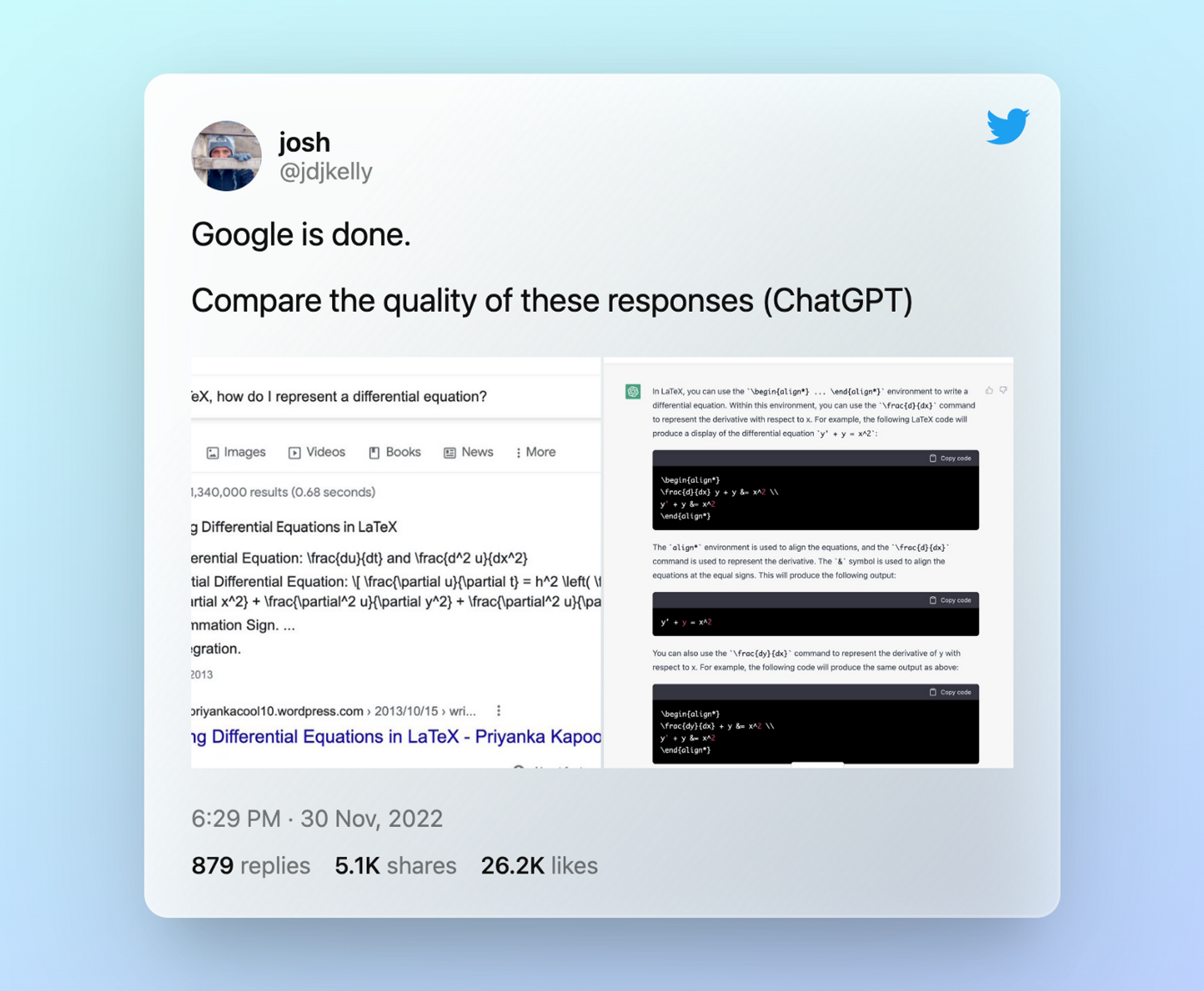 Chat GPT ve Google - ChatGPT Google'ı öldürecek mi?