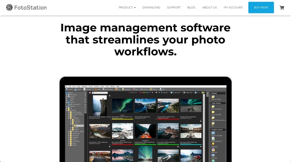 Software de gestión de imágenes Fotostation