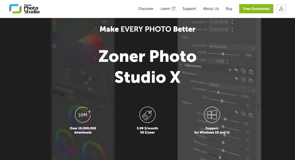 Software Zoner Photo Studio